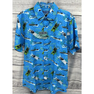 Dixxon Flannel Co Button Up Party shirt ,Eliminator Boats, Size XL, NWT